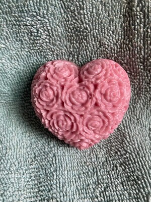 Valentine Soap Set  Heart Soap with Roses Hearts Mothers Day Bridal Shower Wedding Favor Kids Soaps  Decorative Soaps Valentines Guest Soap - image3